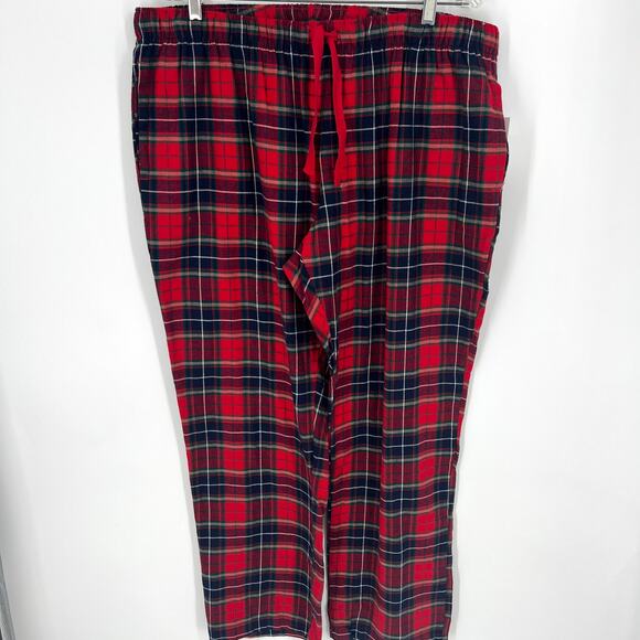Old Navy Plaid Flannel Unisex Sleep Lounge Pants Red, Blue, Green NEW Size XL - Picture 1 of 8